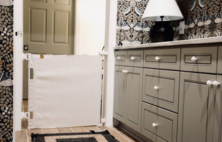 Milliken® Fabric Baby & Pet Safety Gate – Indoor/Outdoor, Durable & Stylish