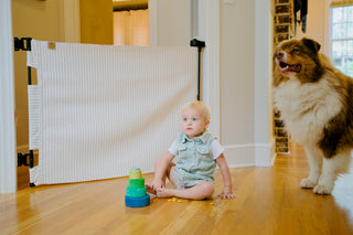 Milliken® Fabric Baby & Pet Safety Gate – Indoor/Outdoor, Durable & Stylish
