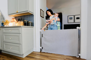 Milliken® Fabric Baby & Pet Safety Gate – Indoor/Outdoor, Durable & Stylish