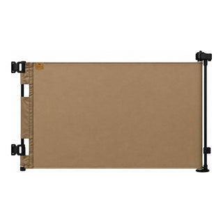 Oil Waxed Canvas Pet Safety Gate – Durable, Waterproof, Vintage-Inspired
