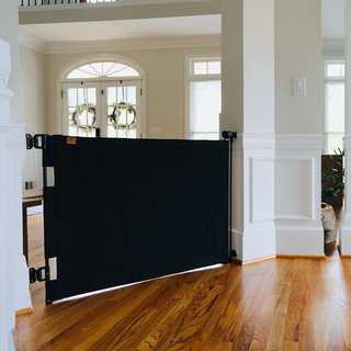 Oil Waxed Canvas Pet Safety Gate – Durable, Waterproof, Vintage-Inspired