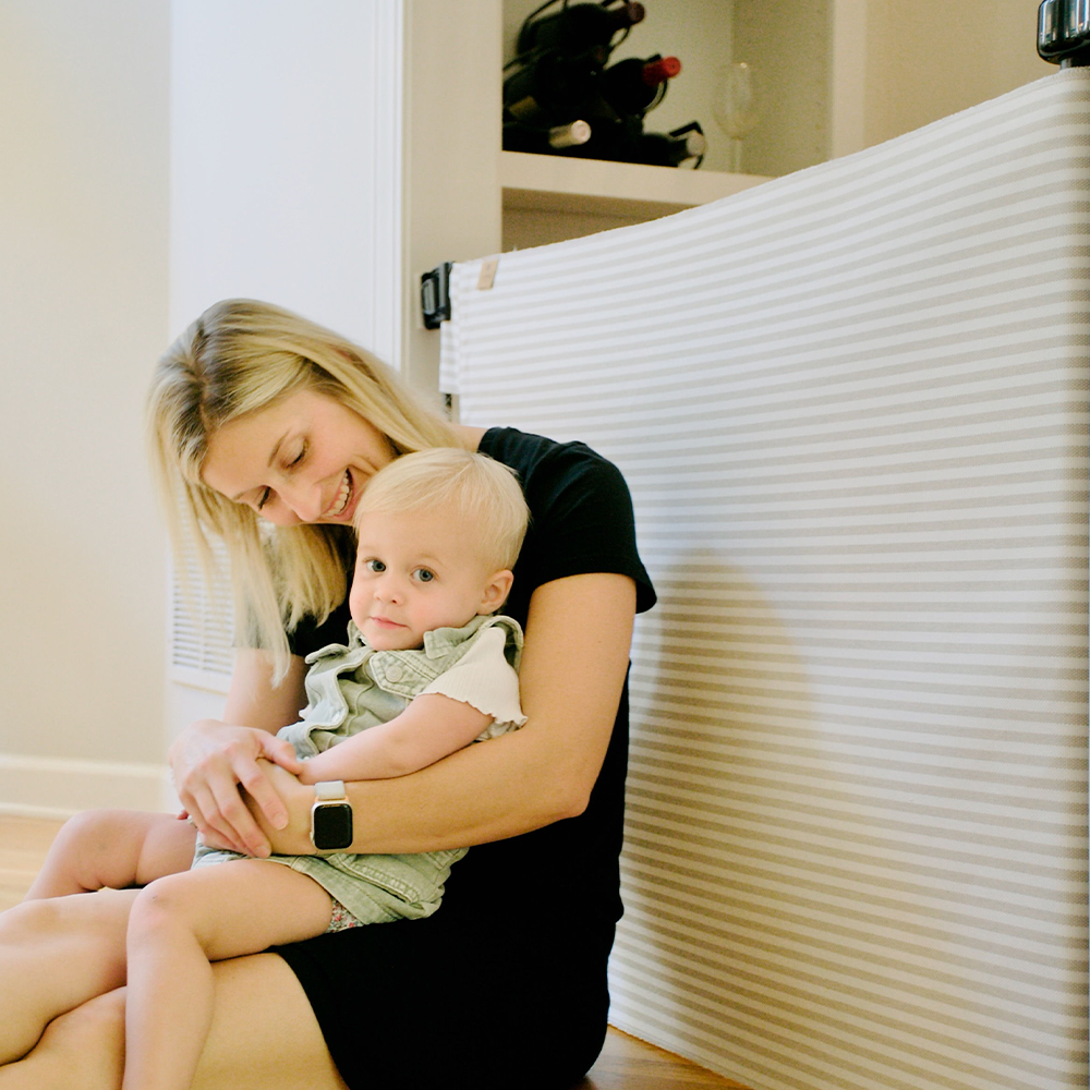 Milliken® Fabric Baby & Pet Safety Gate – Indoor/Outdoor, Durable & Stylish